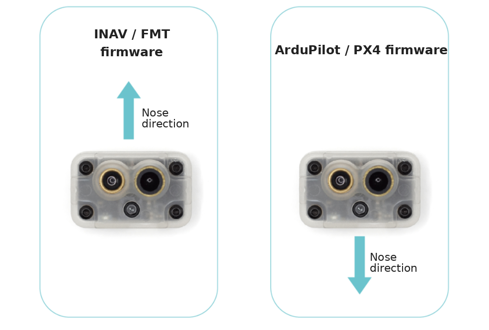 MTF-01P mounting orientation